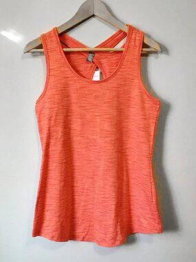 NWT Joe Fresh Papaya Cross Back Tank Top Small NEW Summer Basic